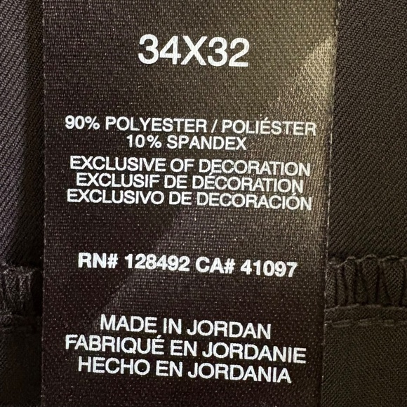 Greg Norman 34x32 Men’s Performance Flex Waistband Pants, Black NWT - Picture 15 of 16